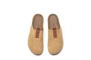 Men's Tiburon Trekker sandal in Maple suede, top view