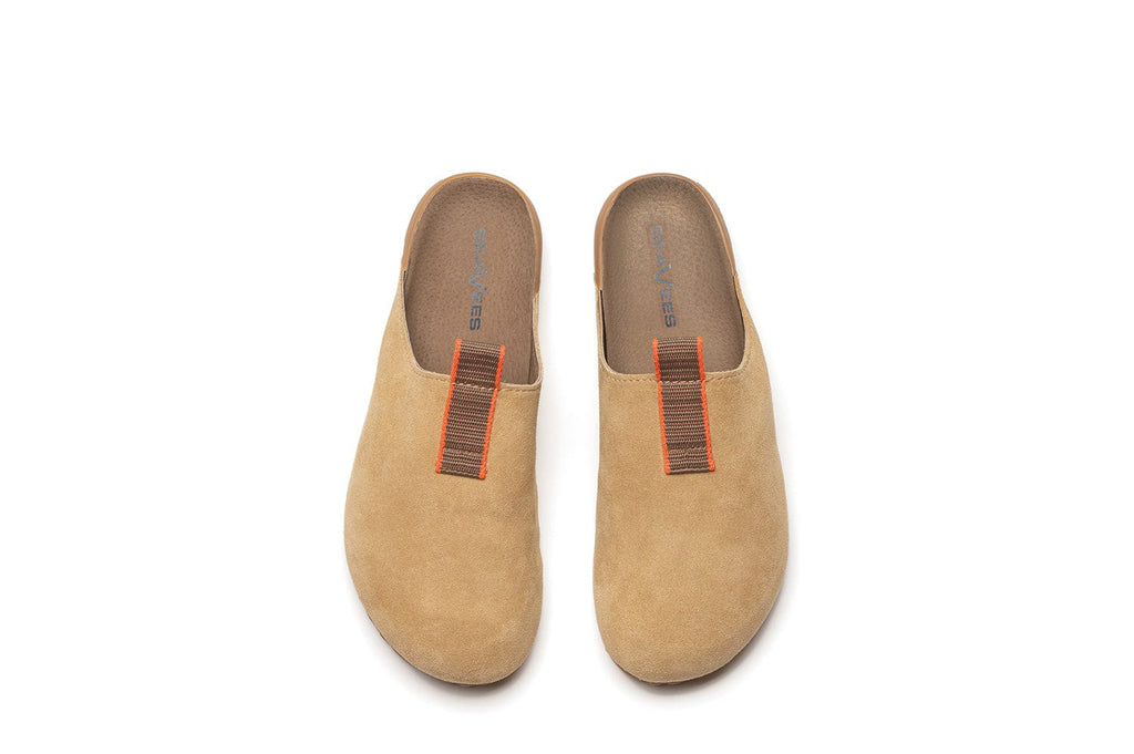 Men's Tiburon Trekker sandal in Maple suede, top view