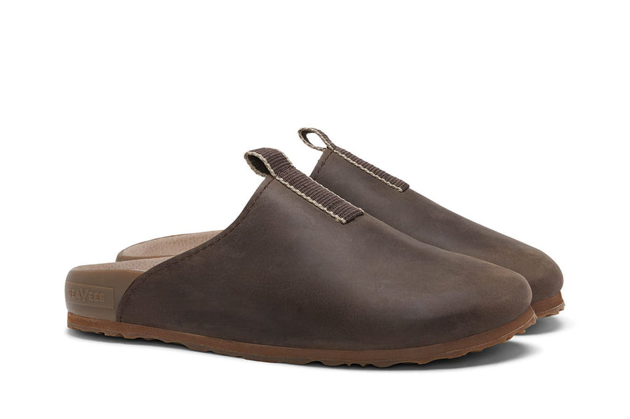 Men's Tiburon Trekker sandal in Bark leather, three-quarter view