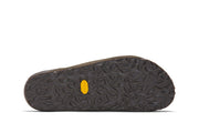 Men's Tiburon Trekker sandal in Black Olive leather, outsole view