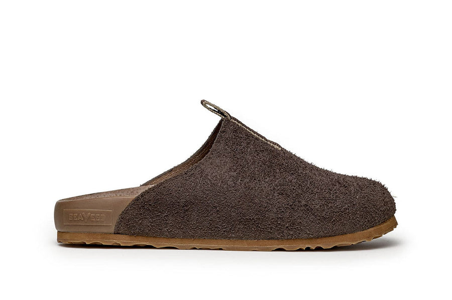Men's Tiburon Trekker sandal in Espresso suede, side view
