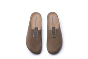Men's Tiburon Trekker sandal in Fossil leather, top view