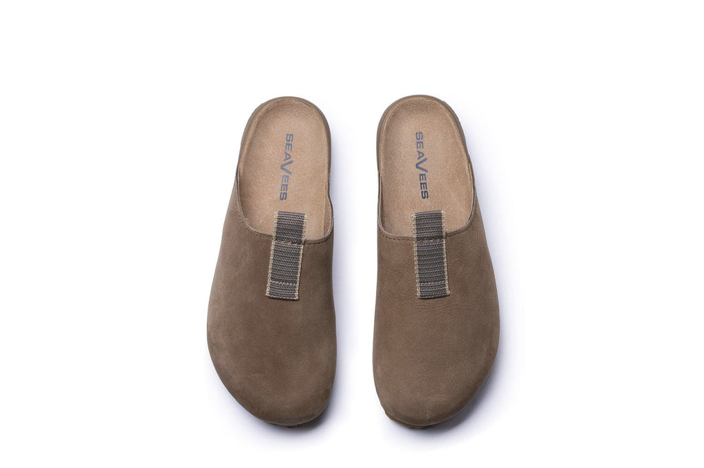 Men's Tiburon Trekker sandal in Fossil leather, top view