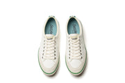 Men's Westwood Sneaker in White leather and suede, top view