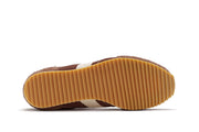Men's Wilcox Low Profile Trainer sneaker in Cinnamon nylon and suede, outsole view