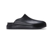 Men's Williams Mule in Black rubber, side view