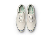 Men's Founders Edition Yacht Shoe in White canvas, top view