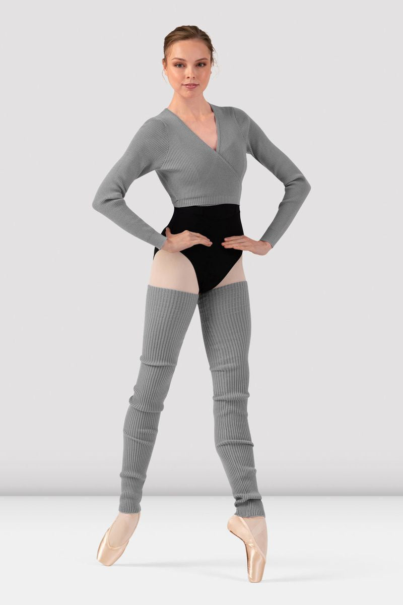 Ladies Celeste Knit Wrap Top
