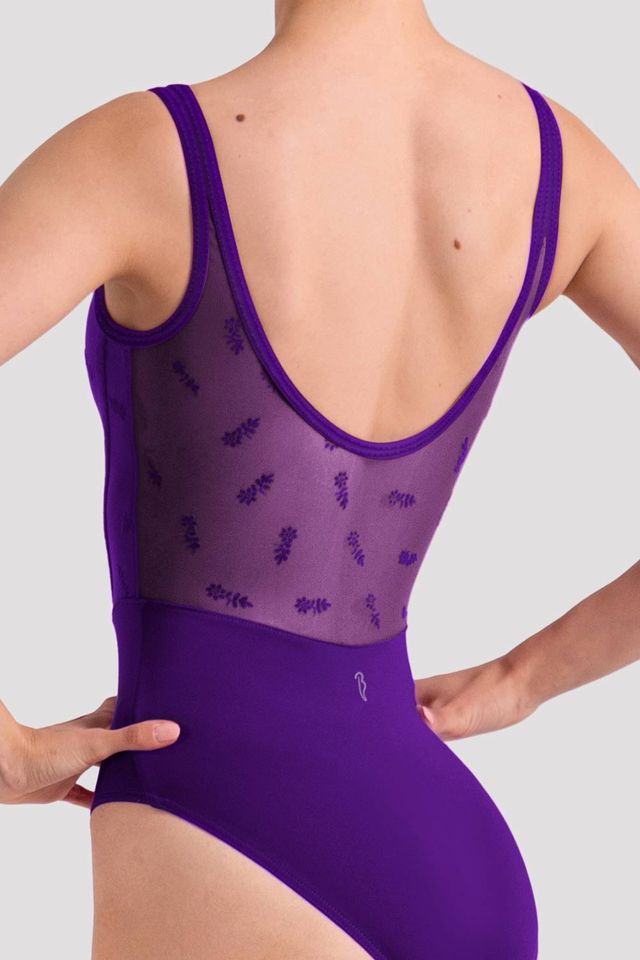 Ladies Evelyn Floral Tank Leotard