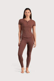Ladies Active Fitted Short Sleeve Top