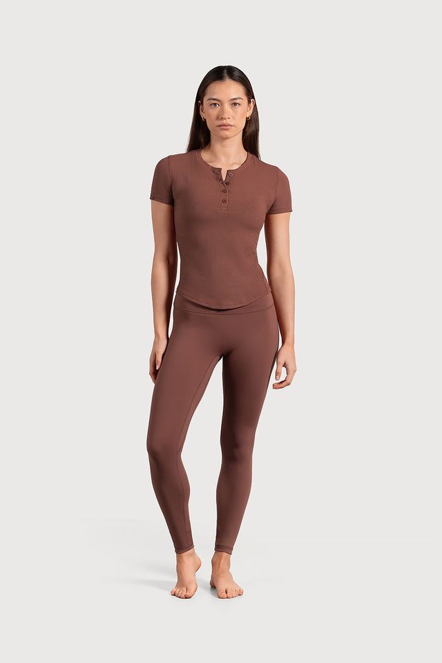 Ladies Active Fitted Short Sleeve Top