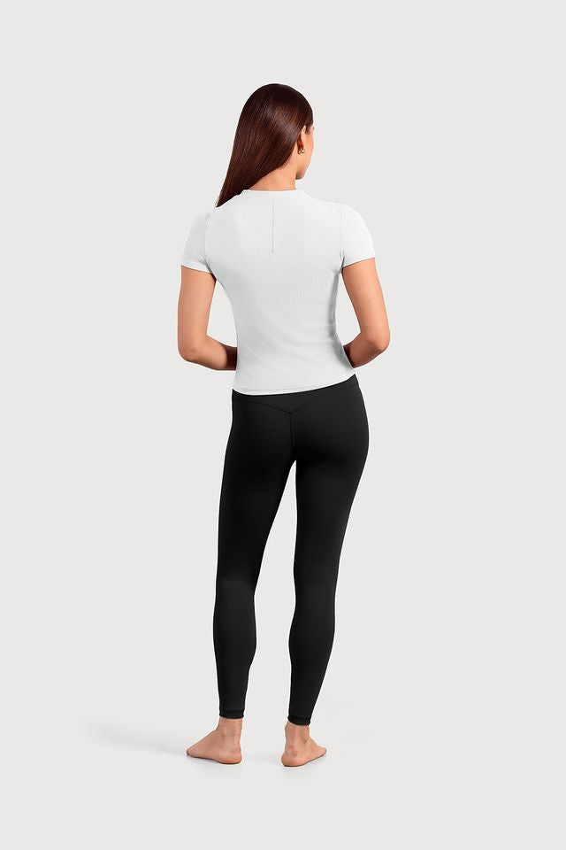 Ladies Active Fitted Short Sleeve Top