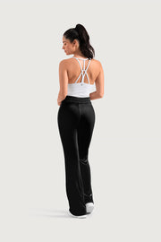 Ladies Apex Velvet Flared Legging