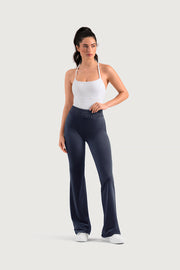 Ladies Apex Velvet Flared Legging