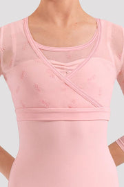 Girls Lucy Floral 3/4 Sleeve Wrap Top