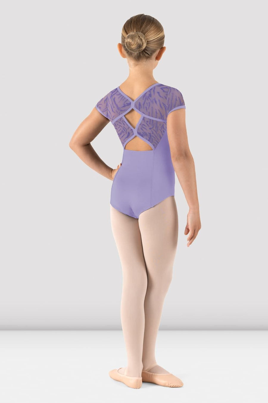 Girls Macy Cap Sleeve Leotard