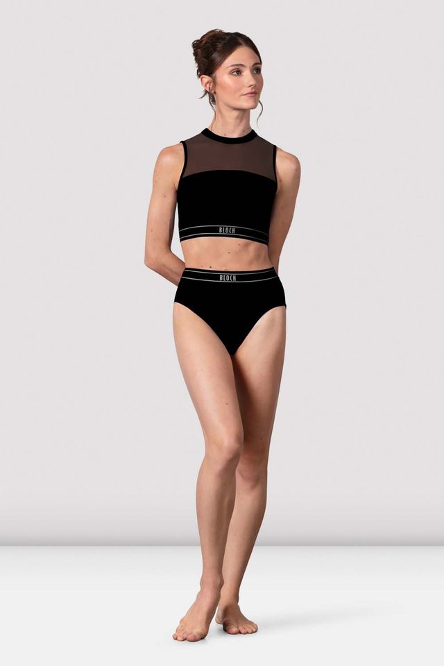 Ladies Dakota Open Back Crop Top