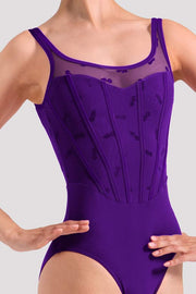 Ladies Evelyn Floral Tank Leotard