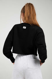 Off-Duty Terry Cropped Crew
