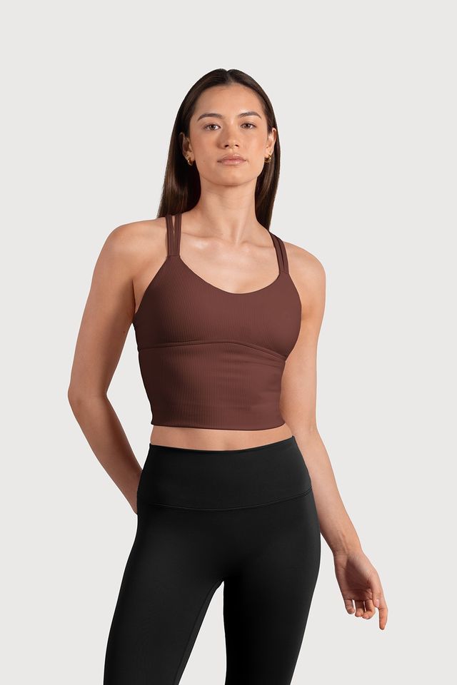 Ladies Active Streamline Crop Top