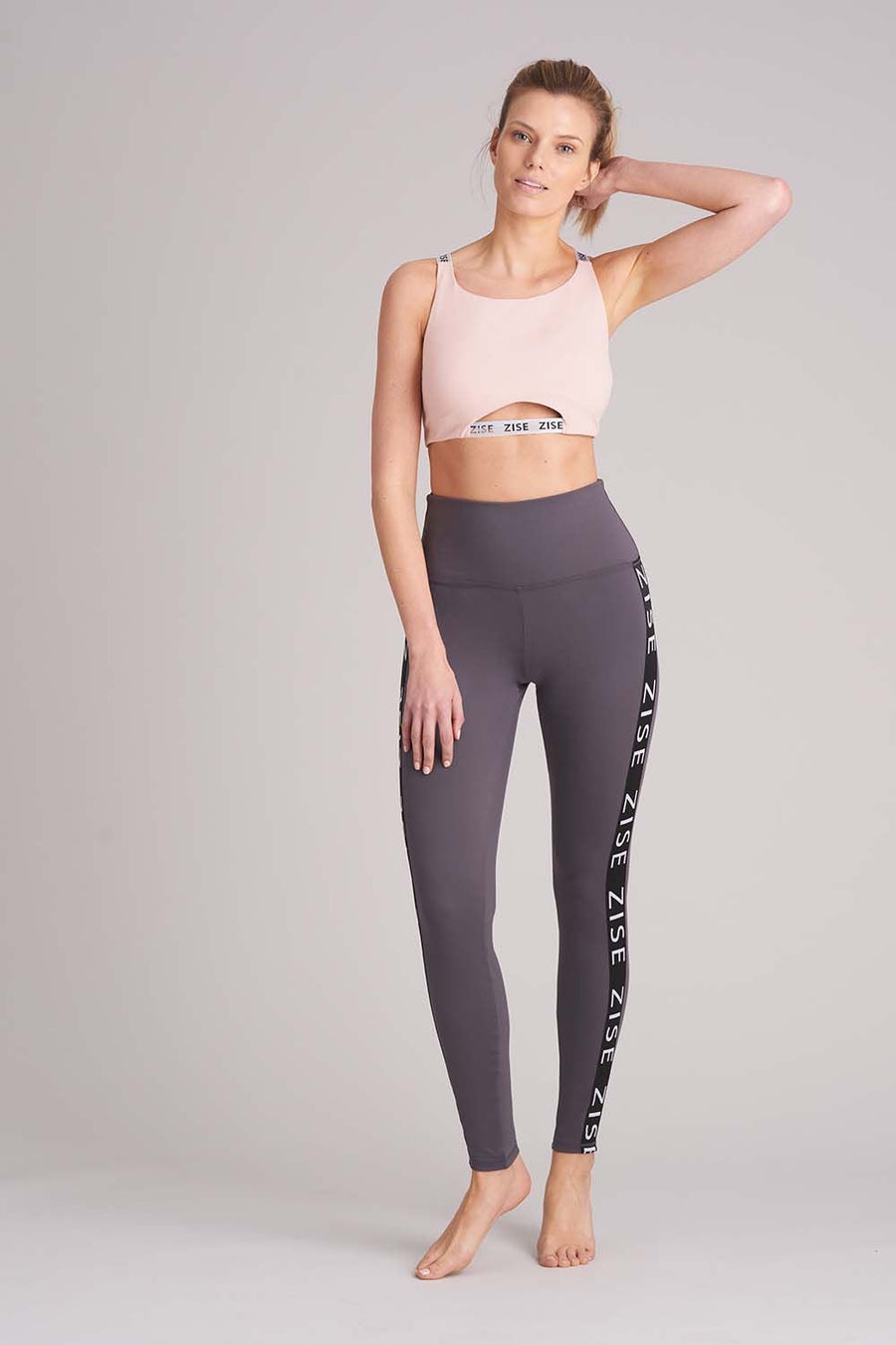 Zise Mimi Cross Back Crop Top