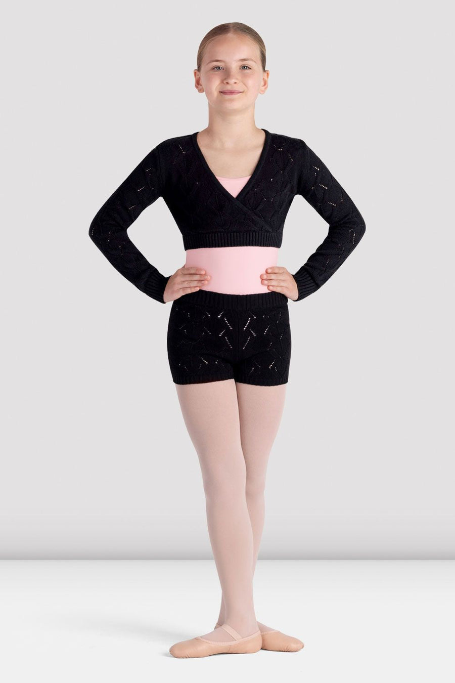 Girls Emily Long Sleeve Wrap Top
