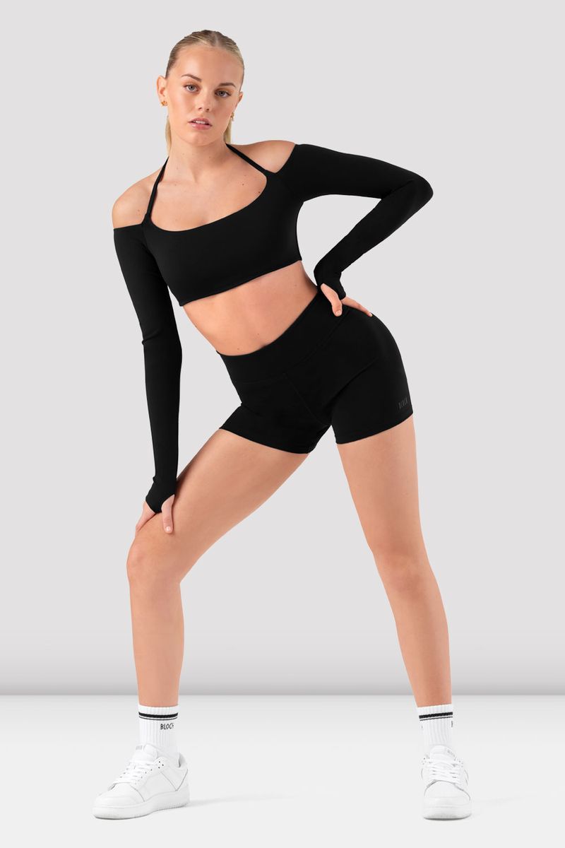 Girls Criss Cross Bolero Crop Top