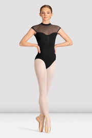 Ladies Mirella Celeste Cap Sleeve Printed Leotard