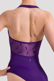 Ladies Charlotte Floral Halterneck Leotard