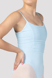 Ladies Franca Ruched Bodice Camisole Leotard