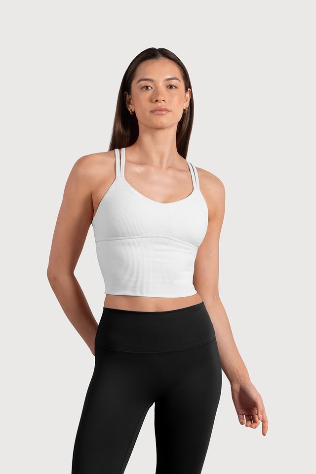 Ladies Active Streamline Crop Top