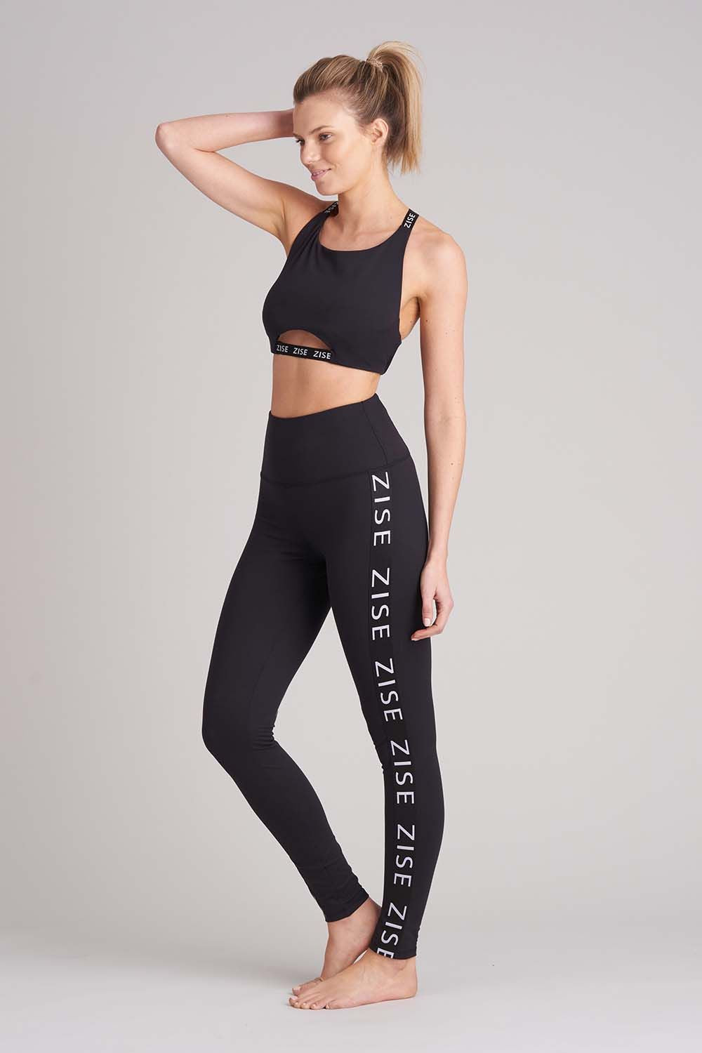Zise Mimi Cross Back Crop Top