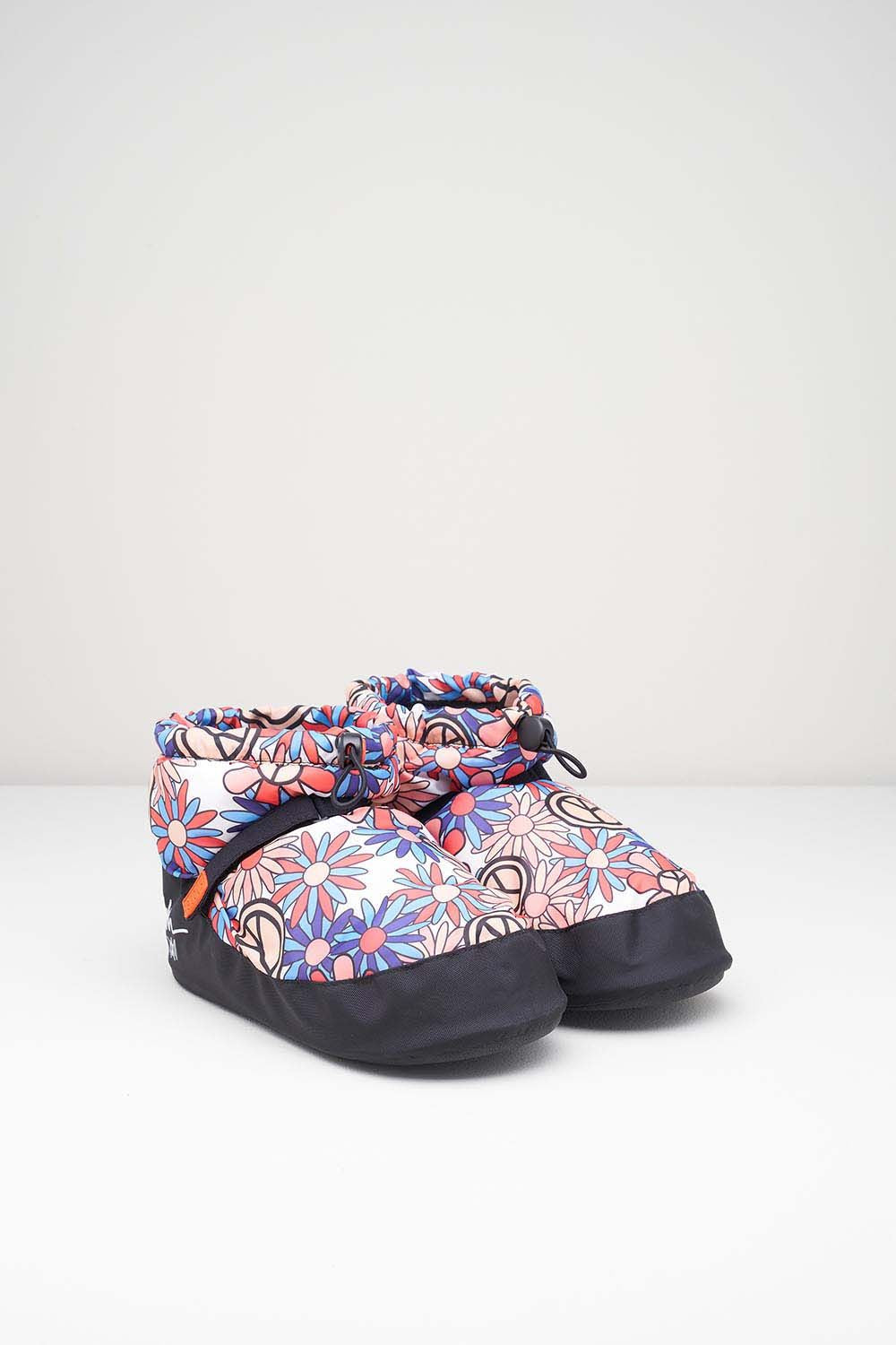 Adult Hippie Print Ankle Warm Up Booties