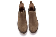 Women's Salt Creek Boot in Cement suede, top view