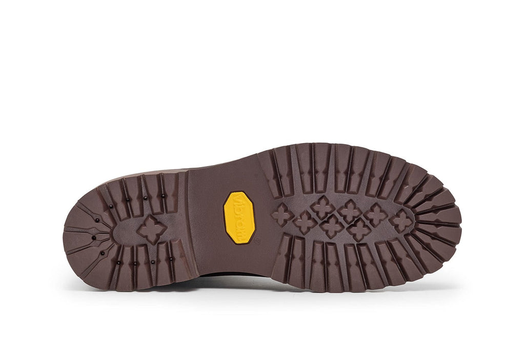 Women's Salt Creek Boot in Dark Chocolate leather, outsole view
