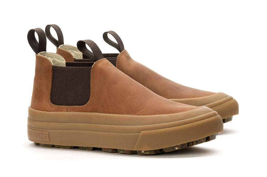 Women's Ballard Boot in Cashew leather, three-quarter view