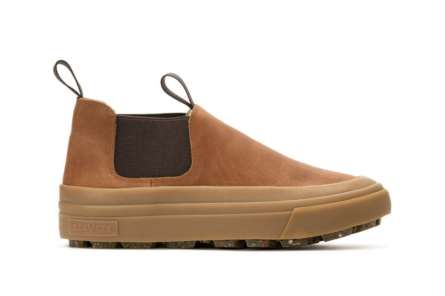 Women's Ballard Boot in Cashew leather, side view