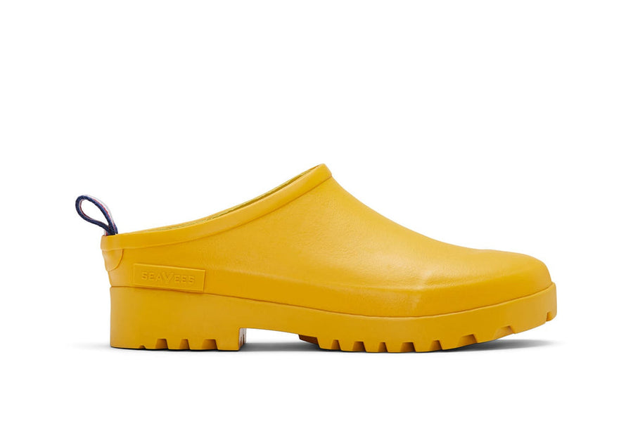 Women's Bodega Clog in Calendula rubber, side view