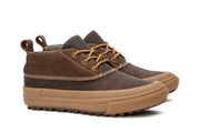 Women's Carson 3 Eye Boot in Bourbon leather, three-quarter view