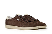 Women's Clipper Sneaker in Espresso suede, three-quarter view, alternate shot 2