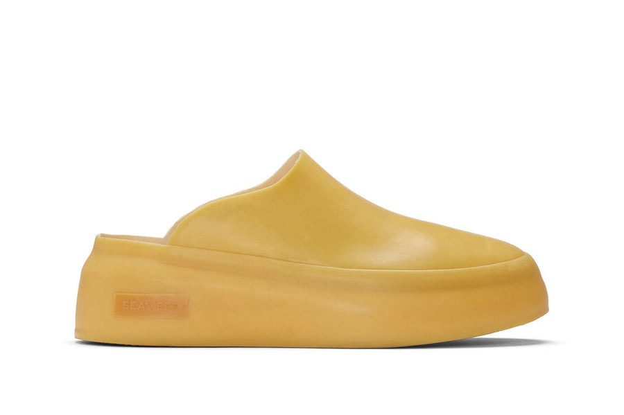 Women's Marin Mule in Sunburst rubber, side view