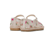 Women's Miramar Espadrille in Bloom mesh, back view