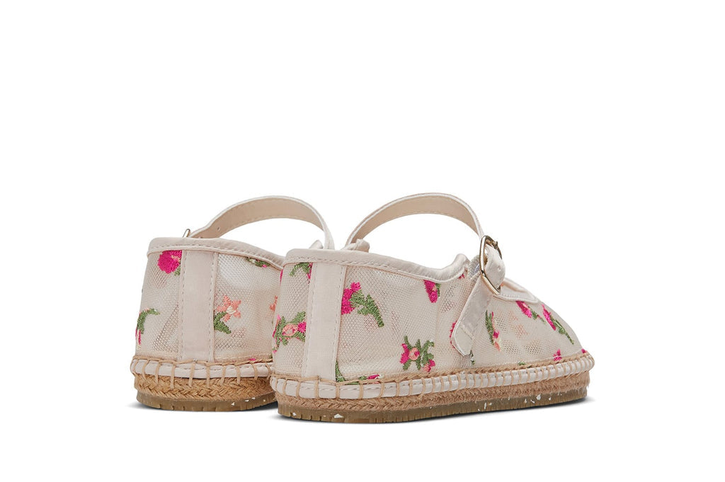 Women's Miramar Espadrille in Bloom mesh, back view