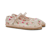 Women's Miramar Espadrille in Bloom mesh, three-quarter view