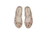 Women's Miramar Espadrille in Bloom mesh, top view