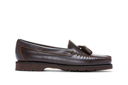Women's Rickie Tassel Loafer in Dark Chocolate leather, side view