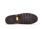 Women's Rickie Tassel Loafer in Dark Chocolate leather, outsole view