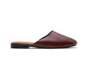 Women's Sadie Slide in Deep Cherry rubber, side view