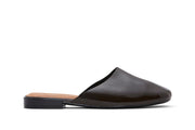 Women's Sadie Slide in Dark Chocolate rubber, side view