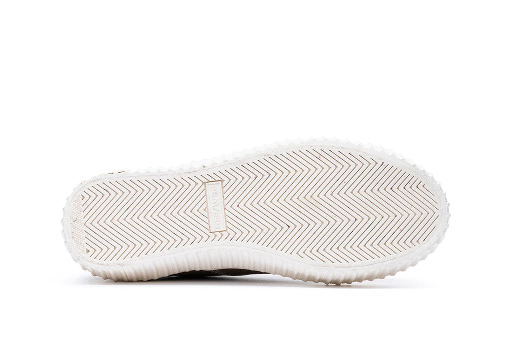 Women's Sato Oxford in Brownstone canvas, outsole view